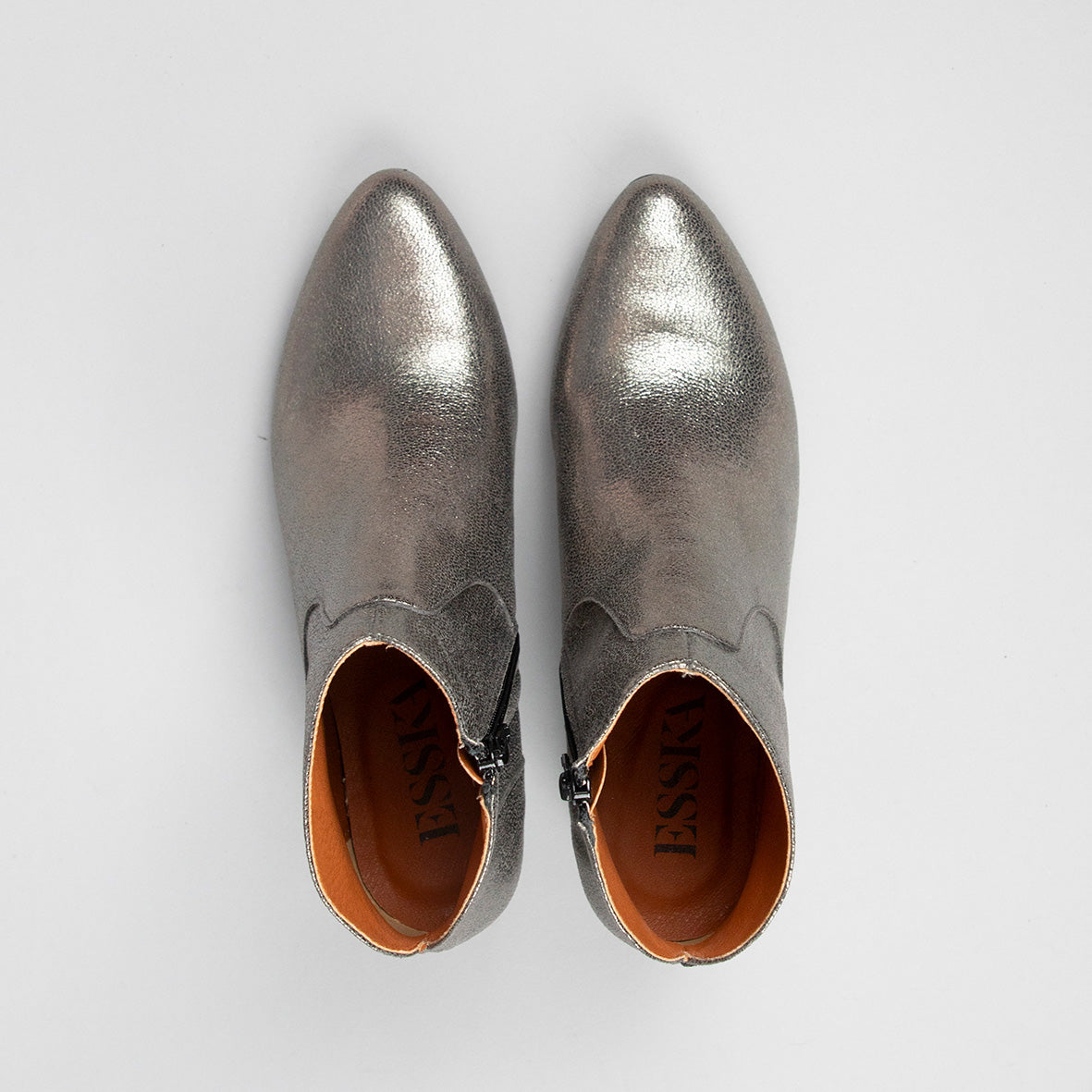Kiana Vegan Gunmetal Low Boot by Esska