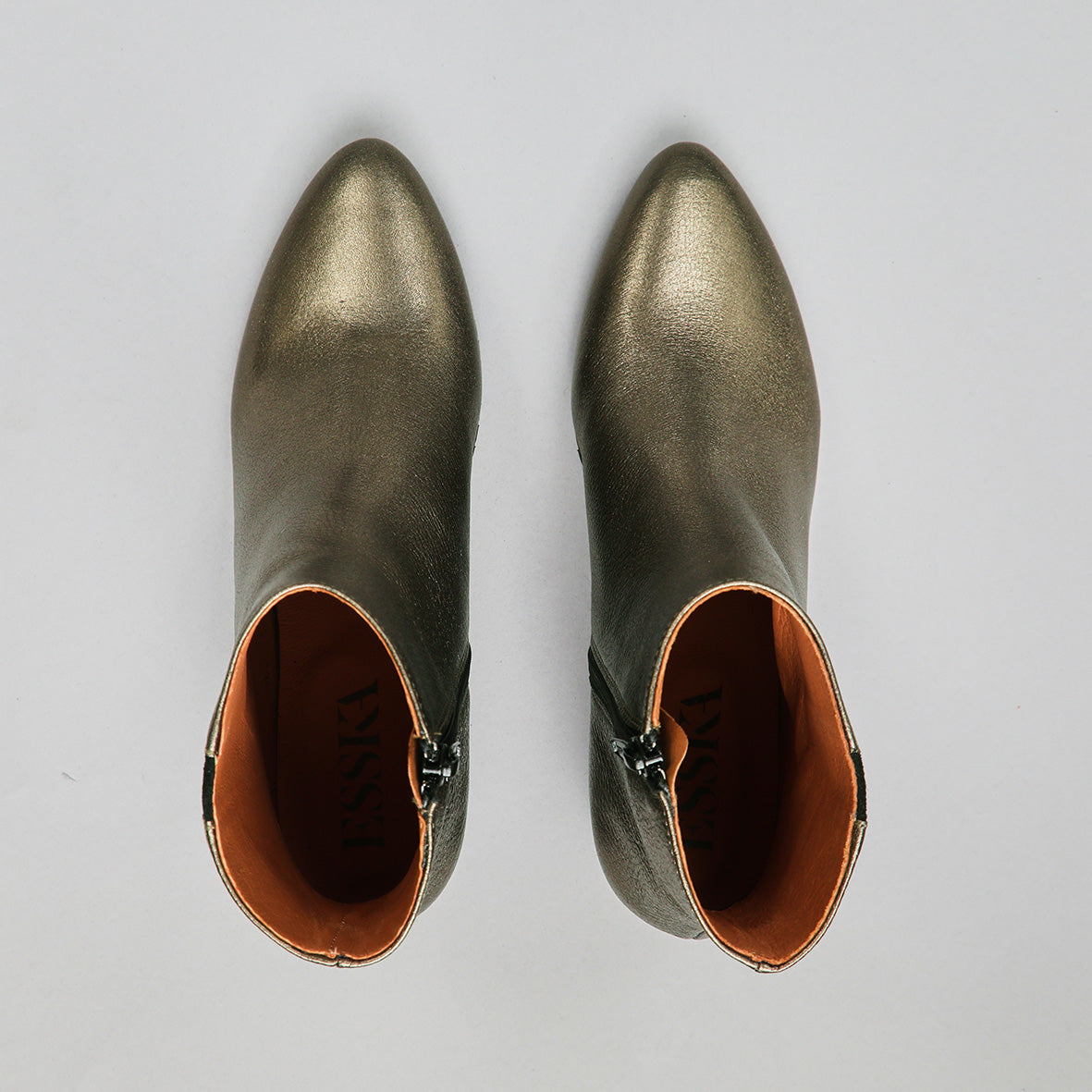 Kitty Metallic Graphito Low Boot by Esska Shoes Ltd