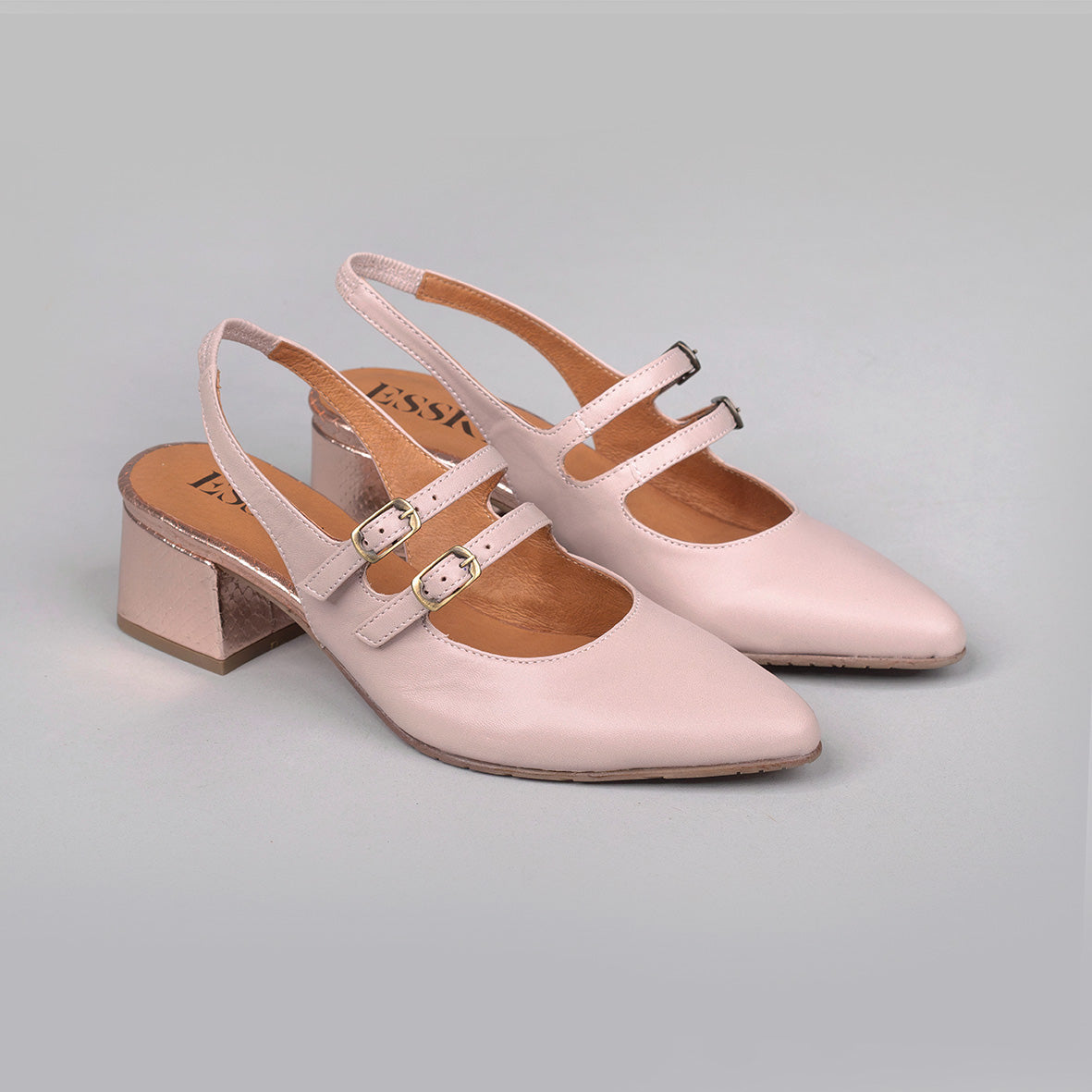 Layal Dusty Pink Low Shoe by Esska