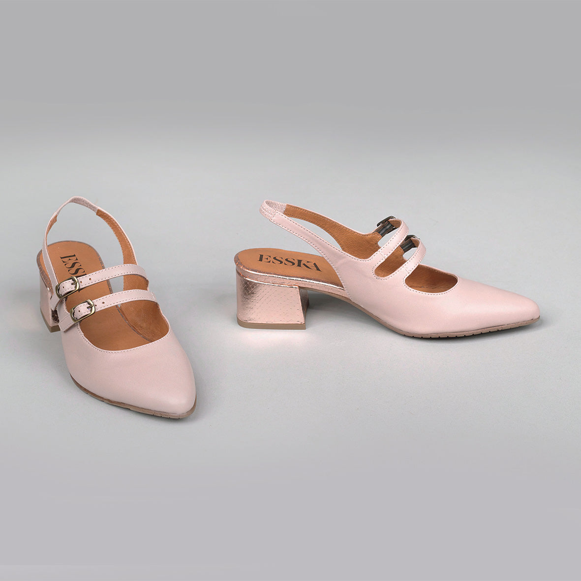 Layal Dusty Pink Low Shoe by Esska