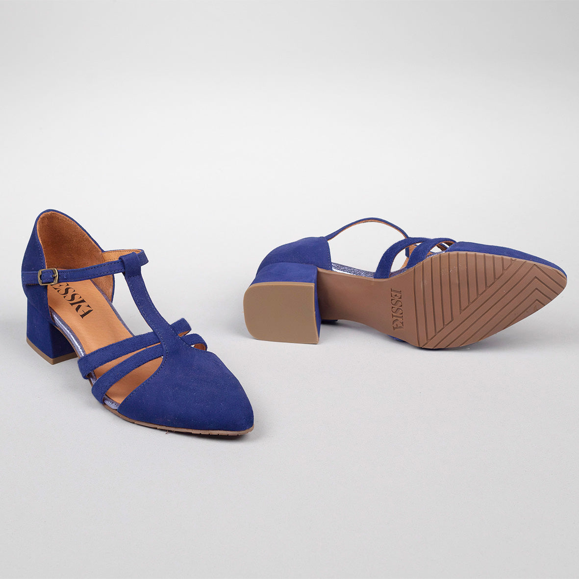Lina Ink Blue Low Shoe by Esska