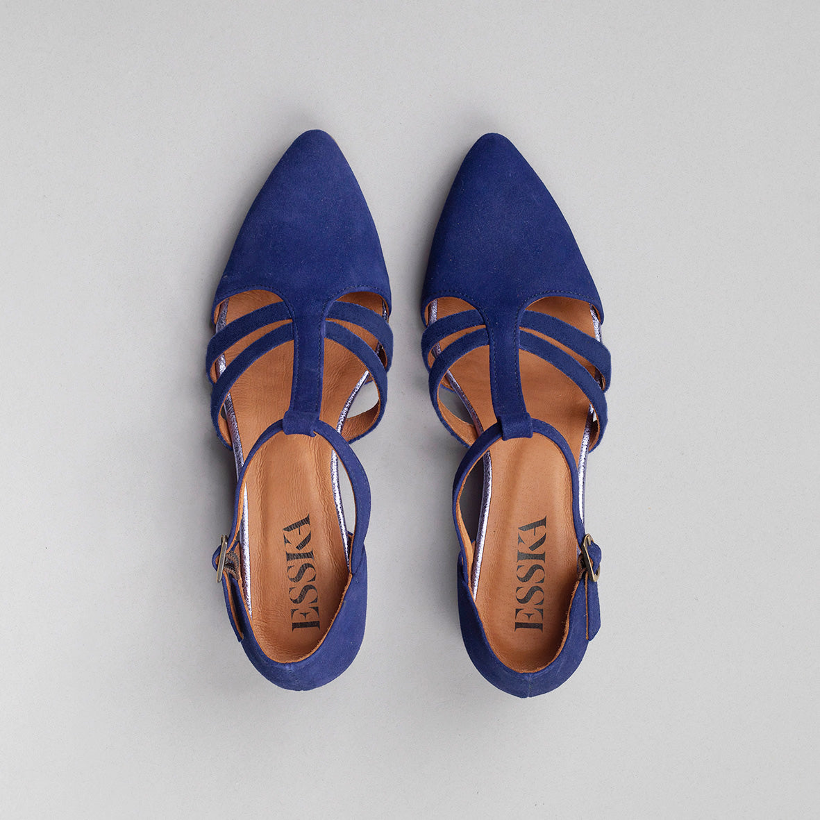 Lina Ink Blue Low Shoe by Esska