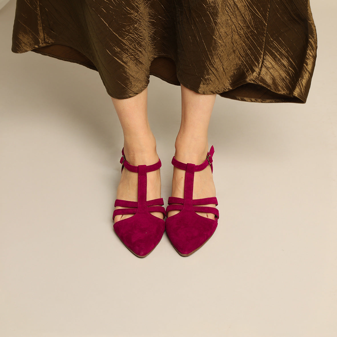 Lina Wine Low Shoe by Esska