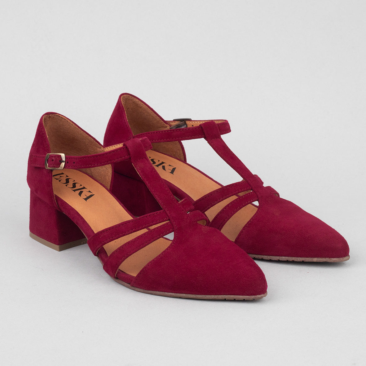 Lina Wine Low Shoe by Esska