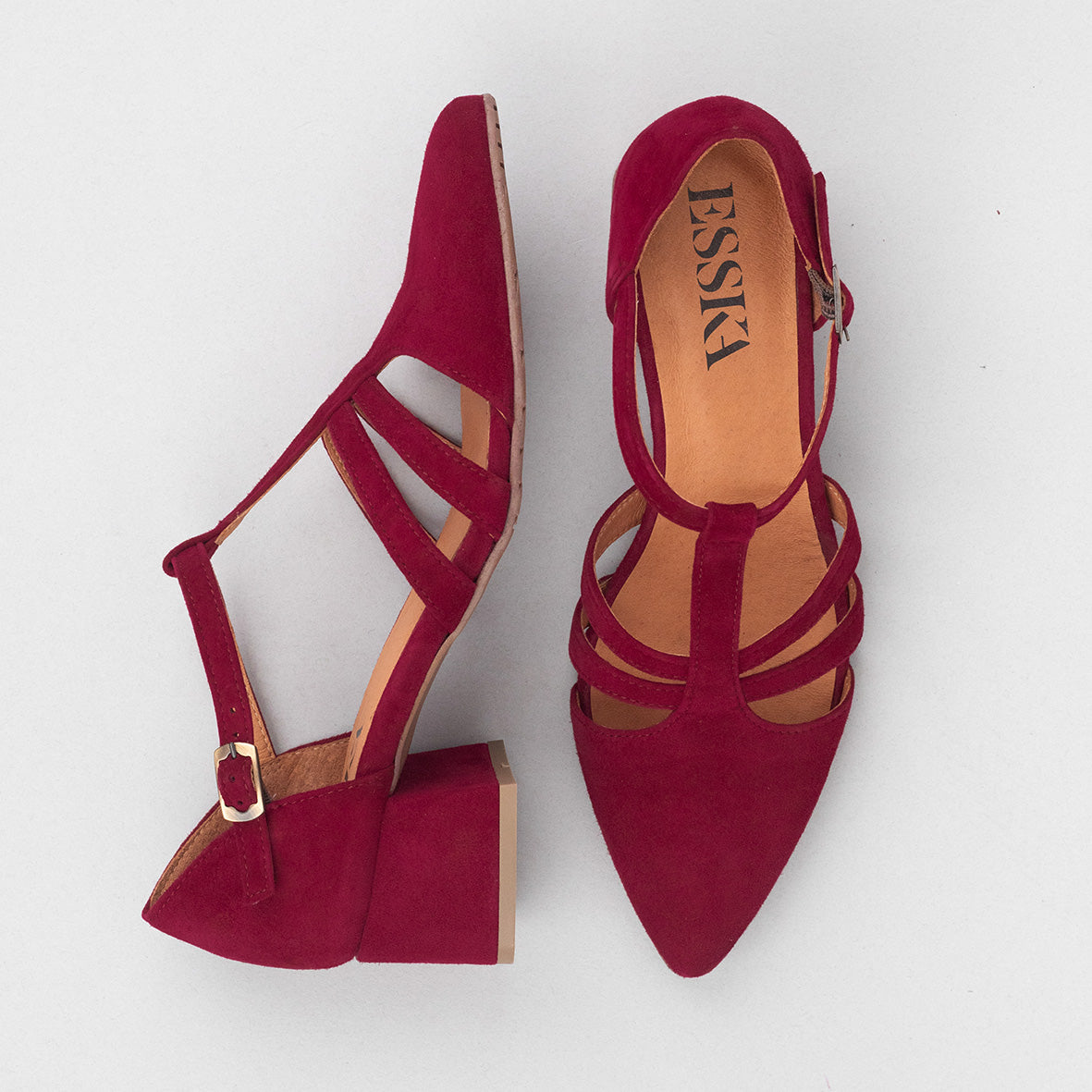 Lina Wine Low Shoe by Esska