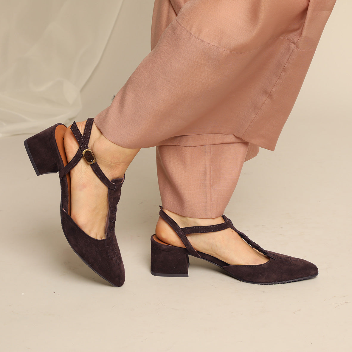 Lydia Chocolate Low Shoe by Esska