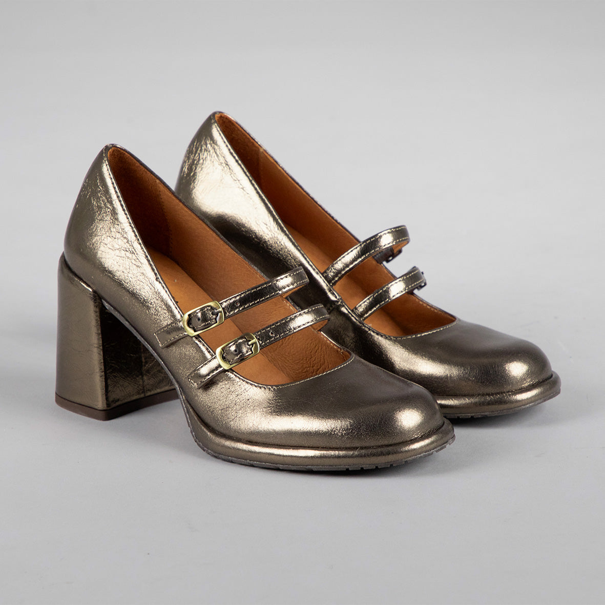 Maya Metallic Mid High Shoe by Esska