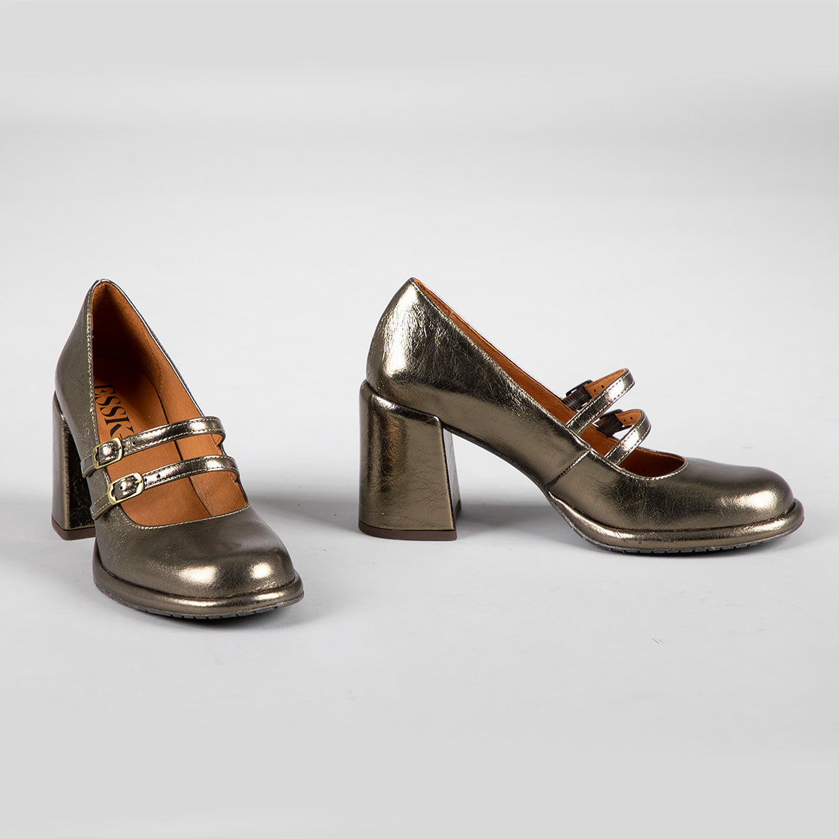 Maya Metallic Mid High Shoe by Esska