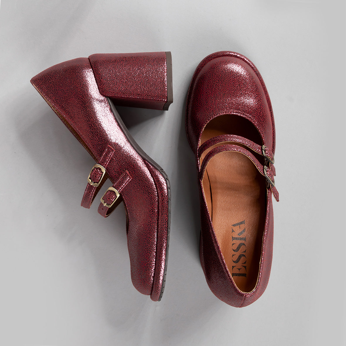 Maya Vegan Wine Mid High Shoe by Esska