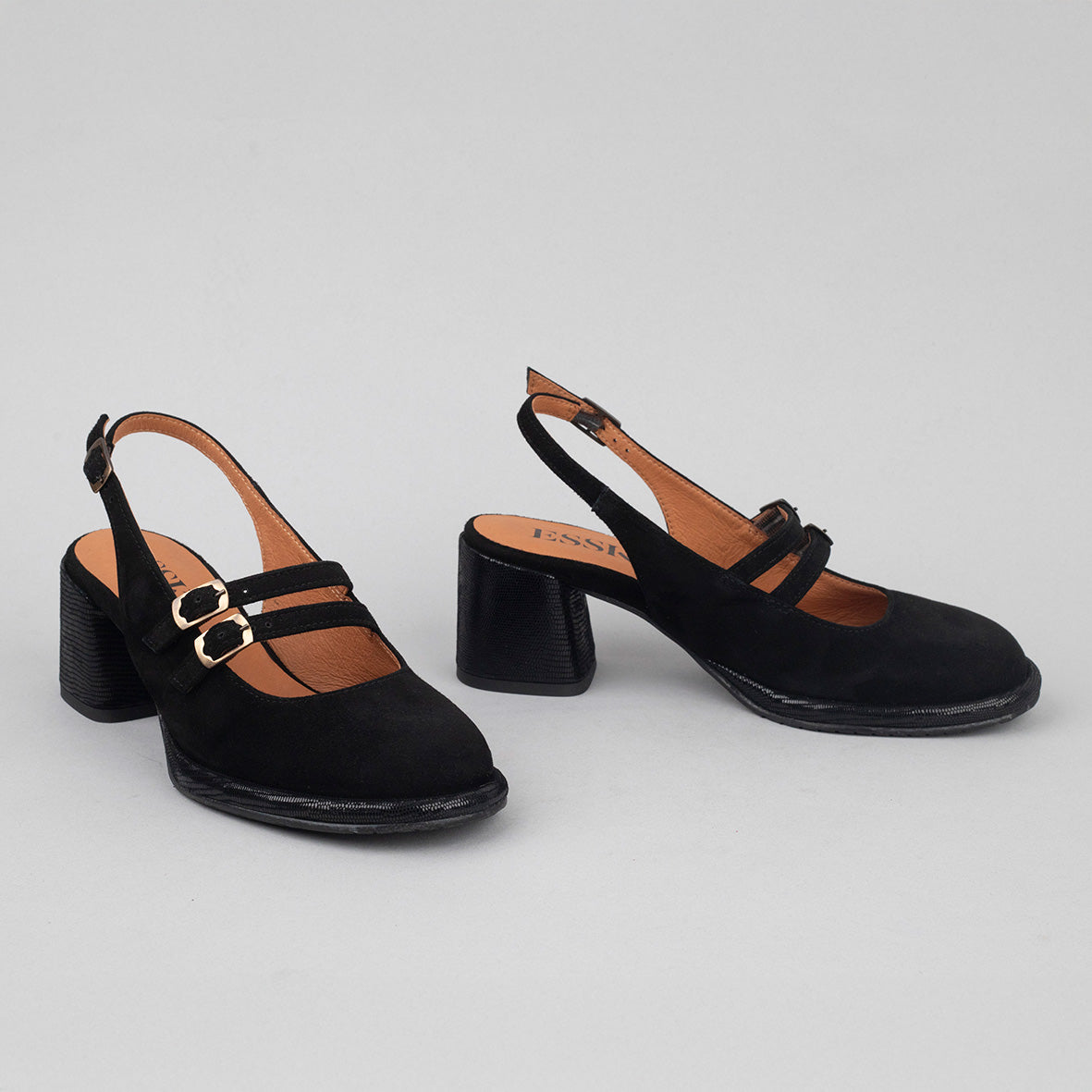 Melody Black Mid Shoe by Esska