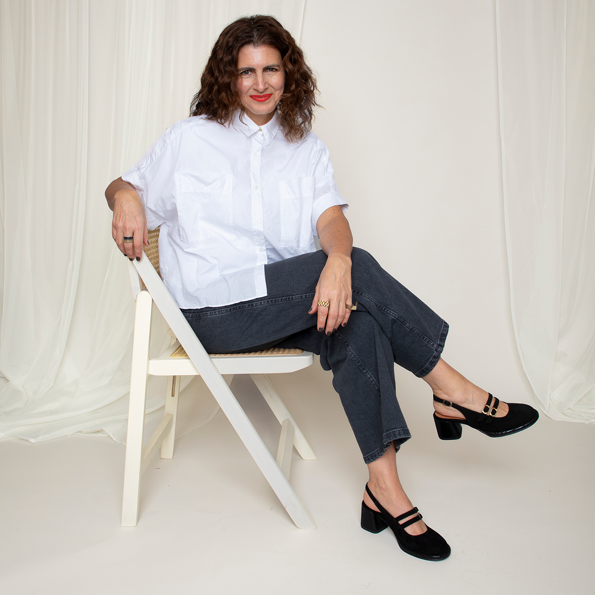 Melody Black Mid Shoe by Esska