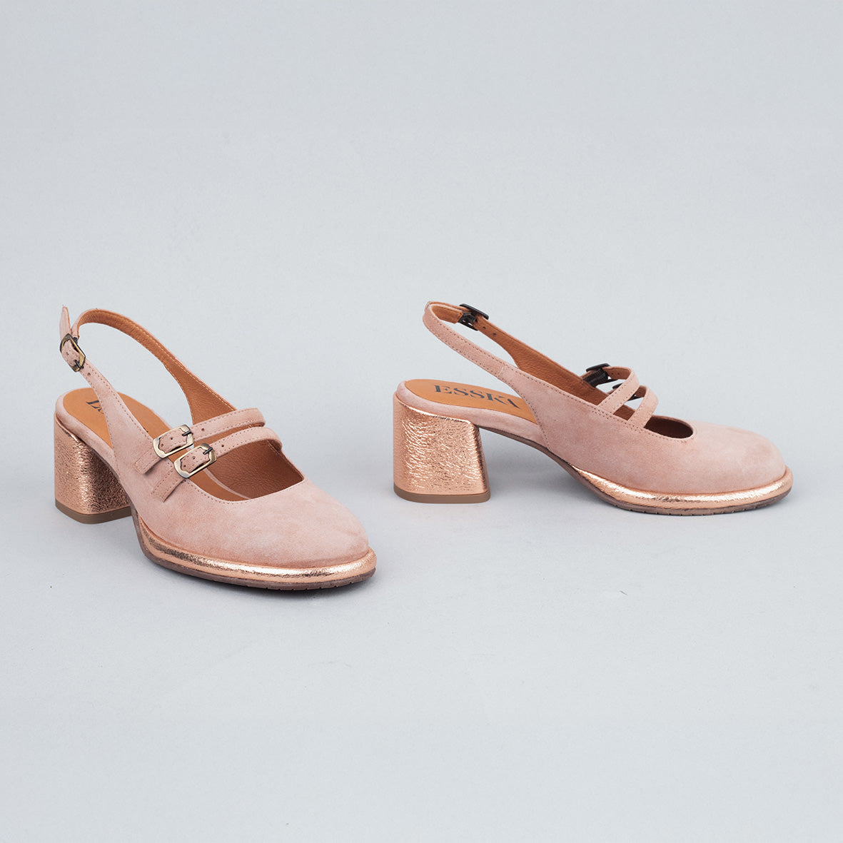 Melody Light Dusty Pink Mid Shoe by Esska