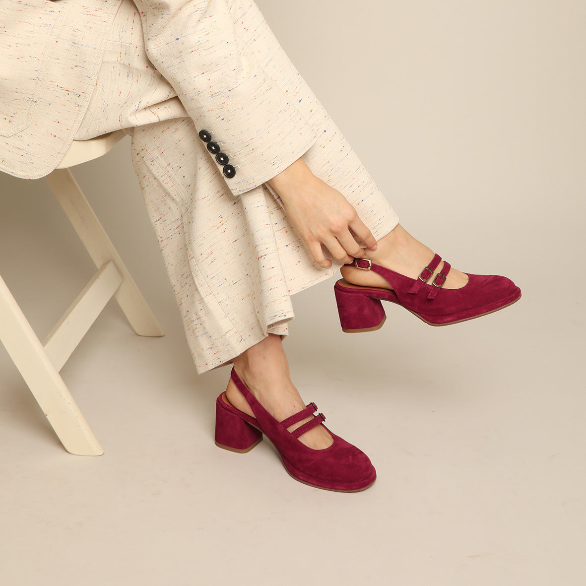Melody Wine Mid Shoe by Esska