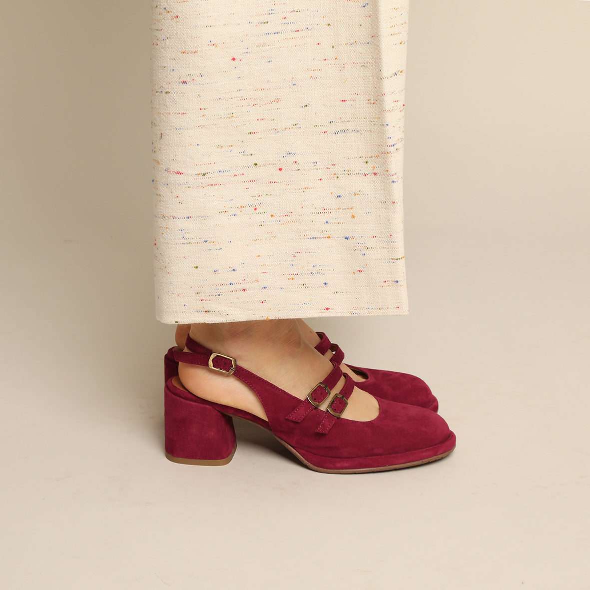 Melody Wine Mid Shoe by Esska