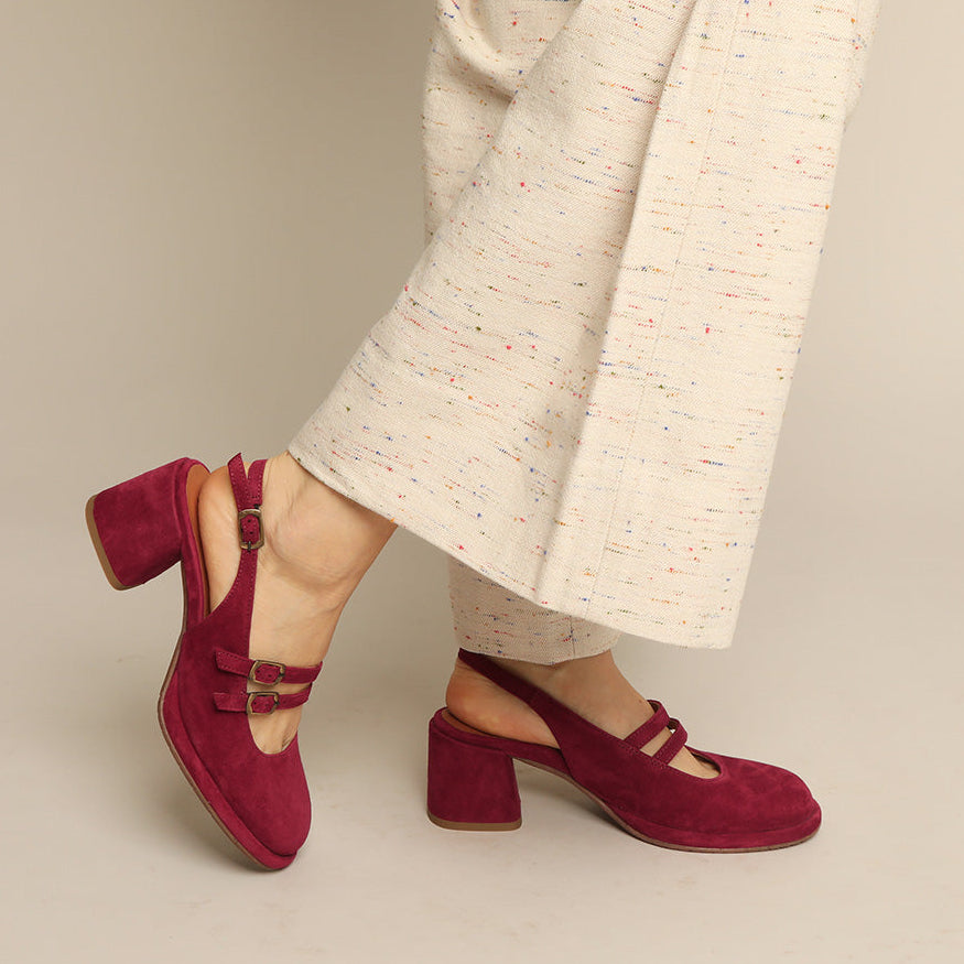 Melody Wine Mid Shoe by Esska