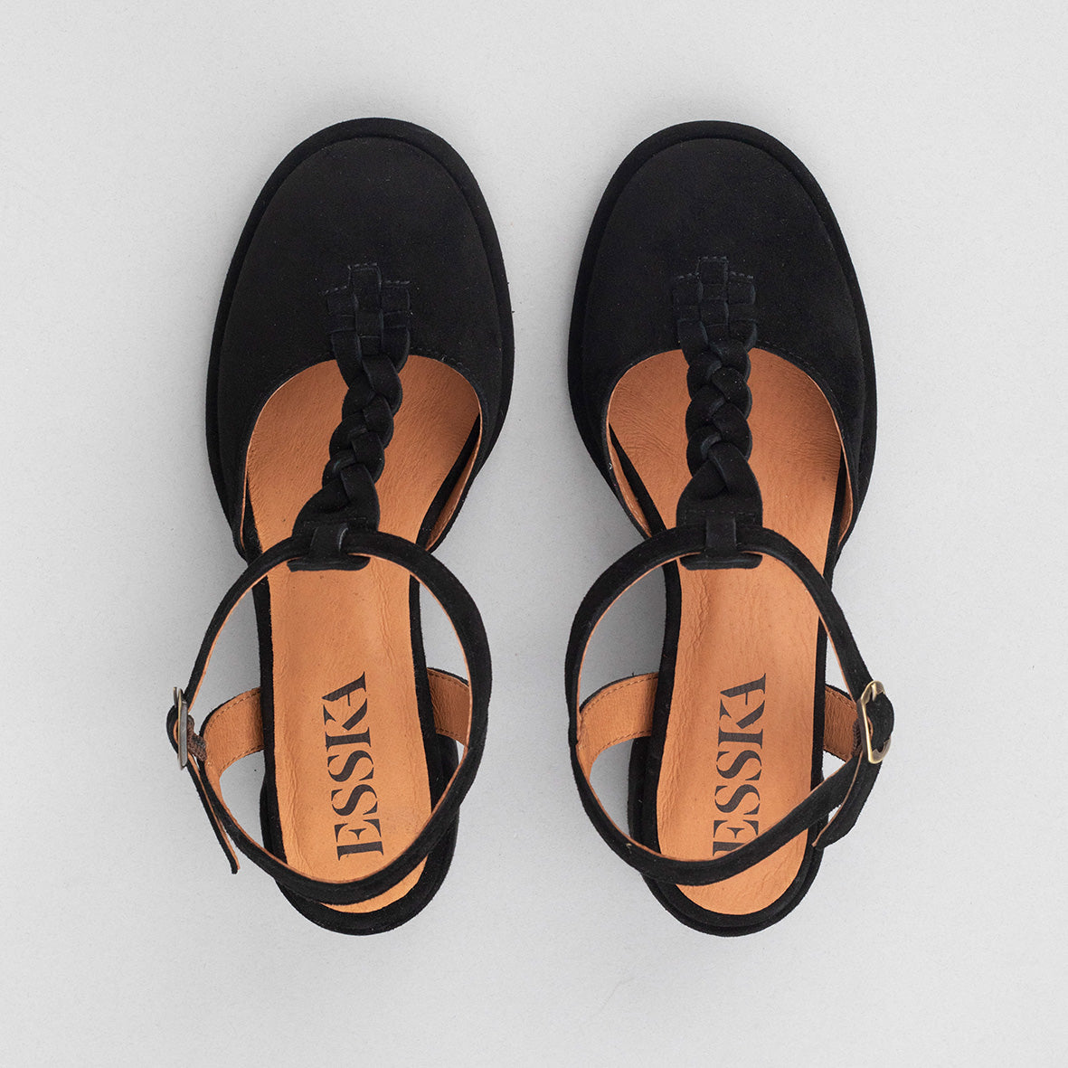 Milly Black Mid Shoe by Esska