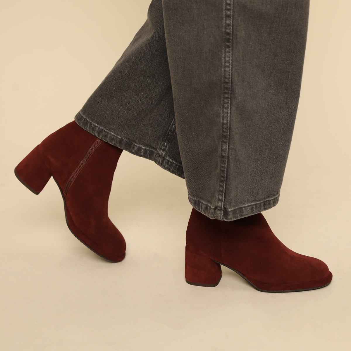 Mona Rust Mid Boot by Esska