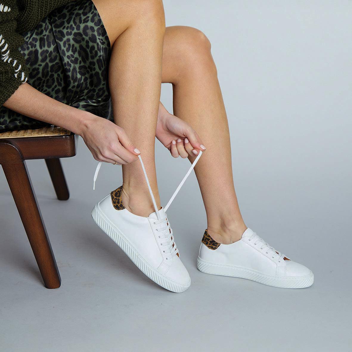 Nano White Trainer by Esska