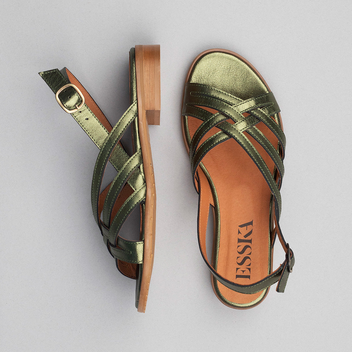 Niki Metallic Green