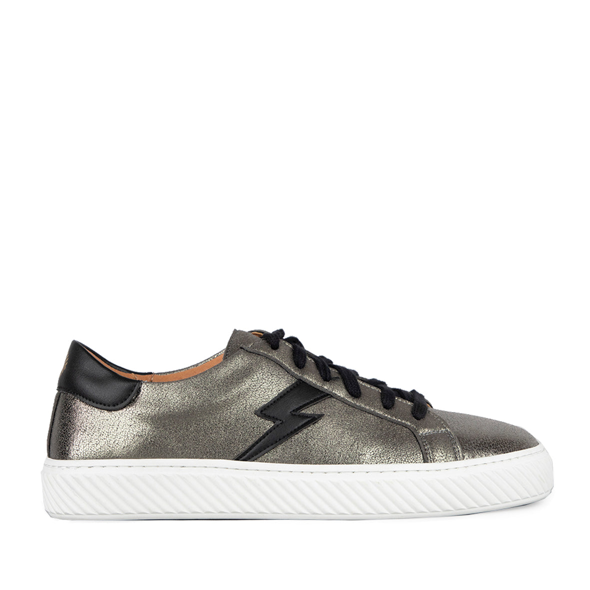 Nola Vegan Gunmetal Trainer by Esska