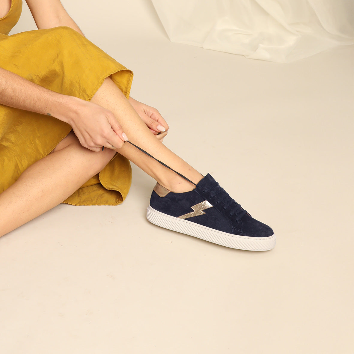 Nola Navy Trainer by Esska