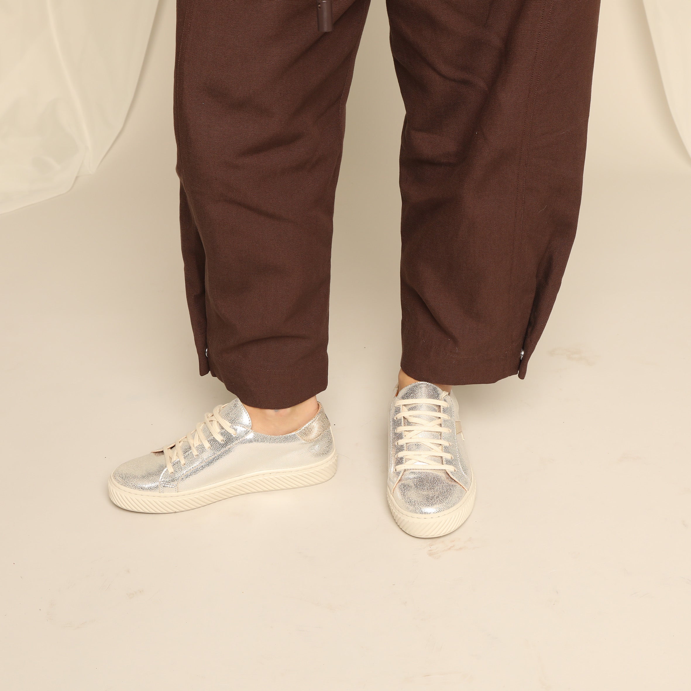 Nola Vegan Silver SP Trainer by Esska