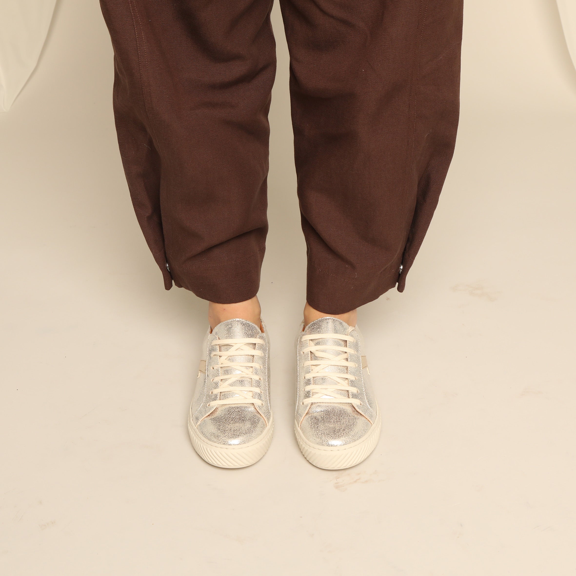Nola Vegan Silver SP Trainer by Esska