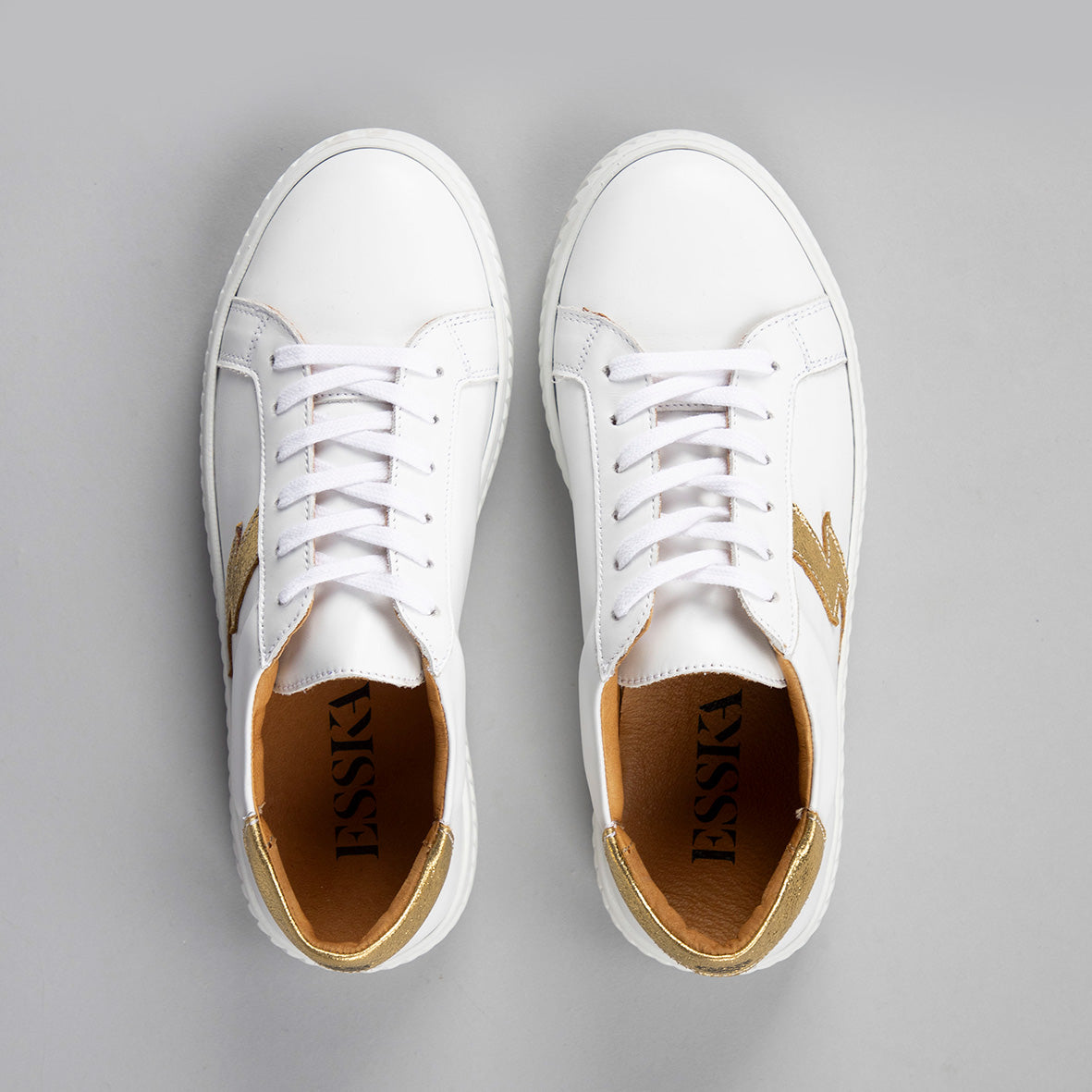 Nola White Trainer by Esska