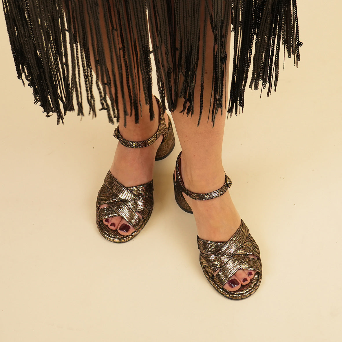 Octavia Onyx Low Sandal by Esska