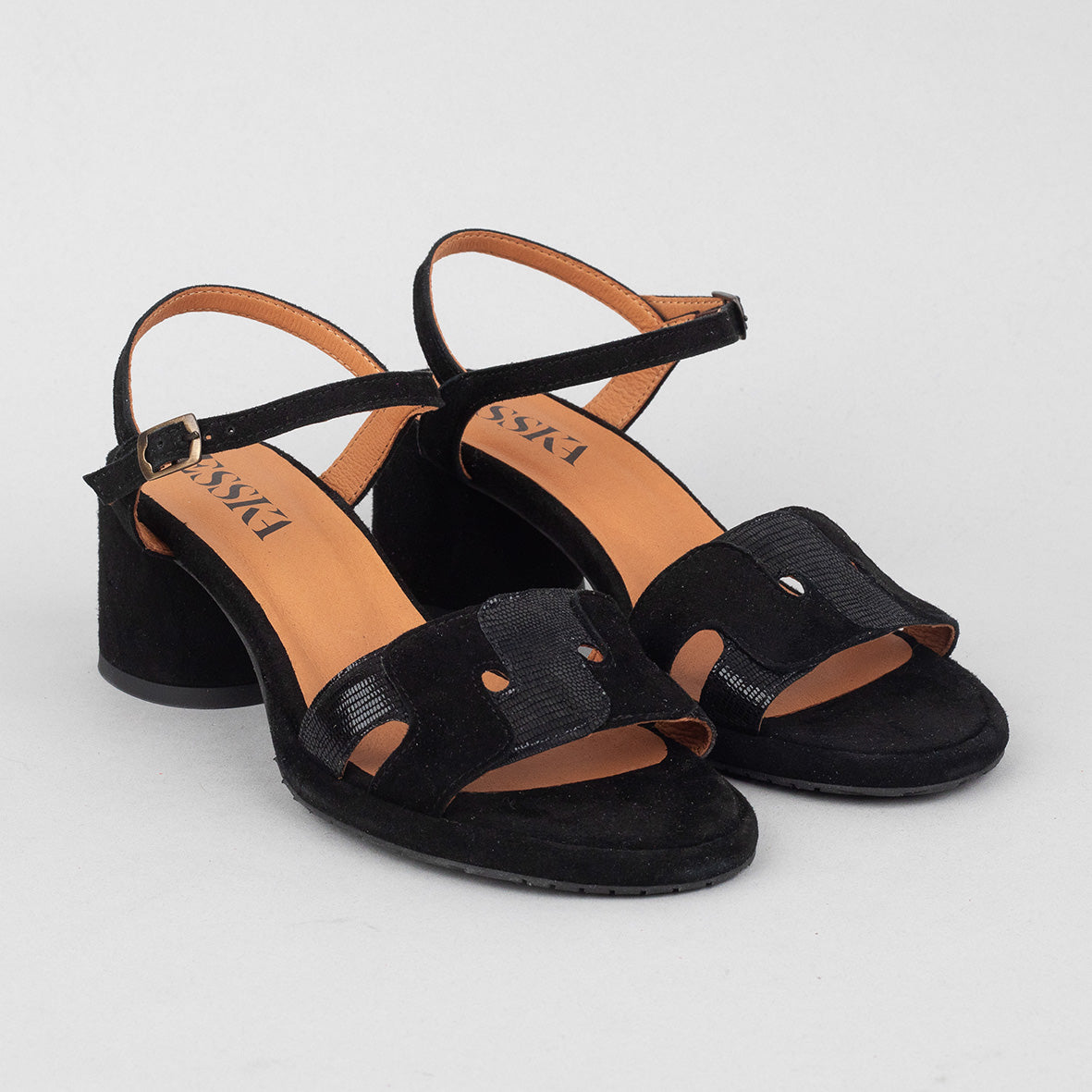 Odette Black Low Sandal by Esska