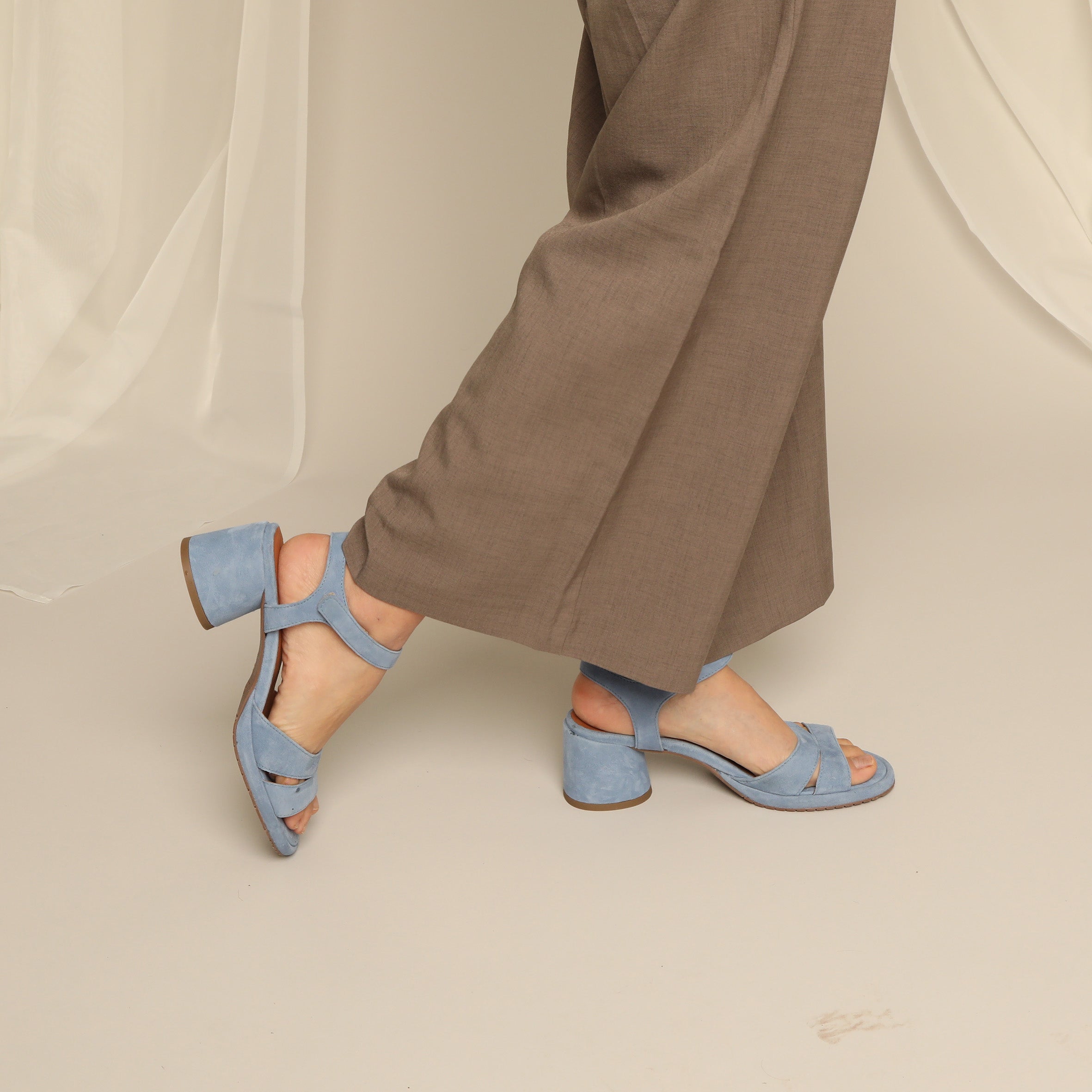 Olivia Blue Low Sandal by Esska