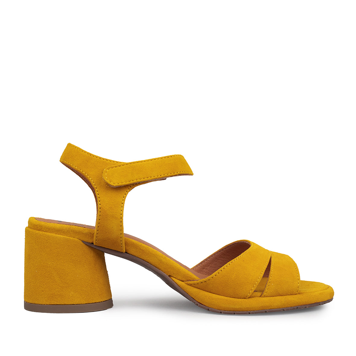 Olivia Mustard Low Heel Sandals