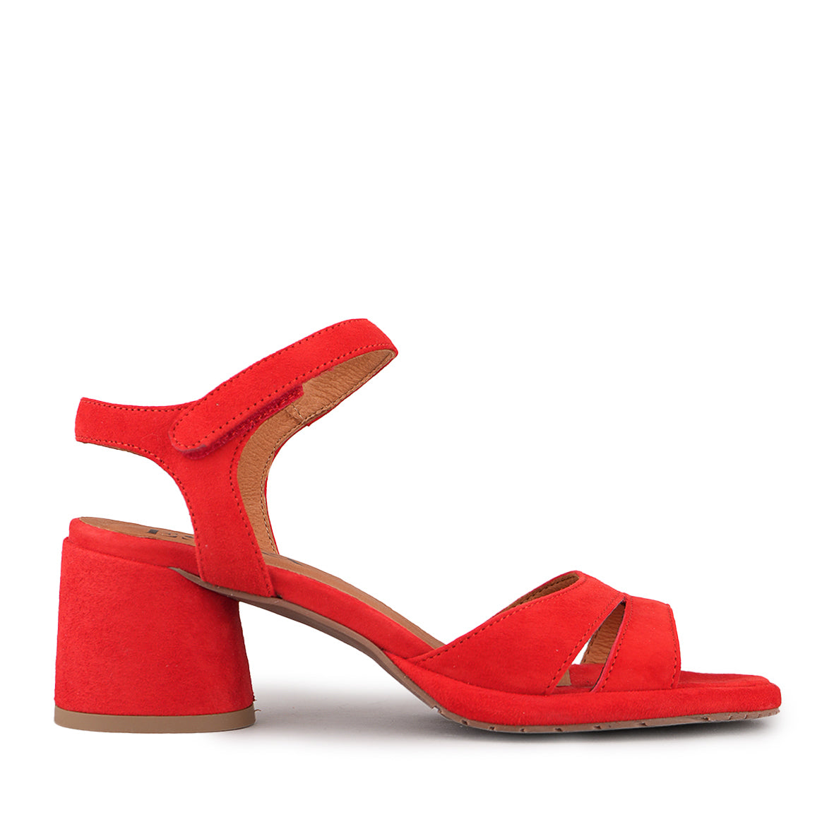 Olivia Red Low Sandal by Esska