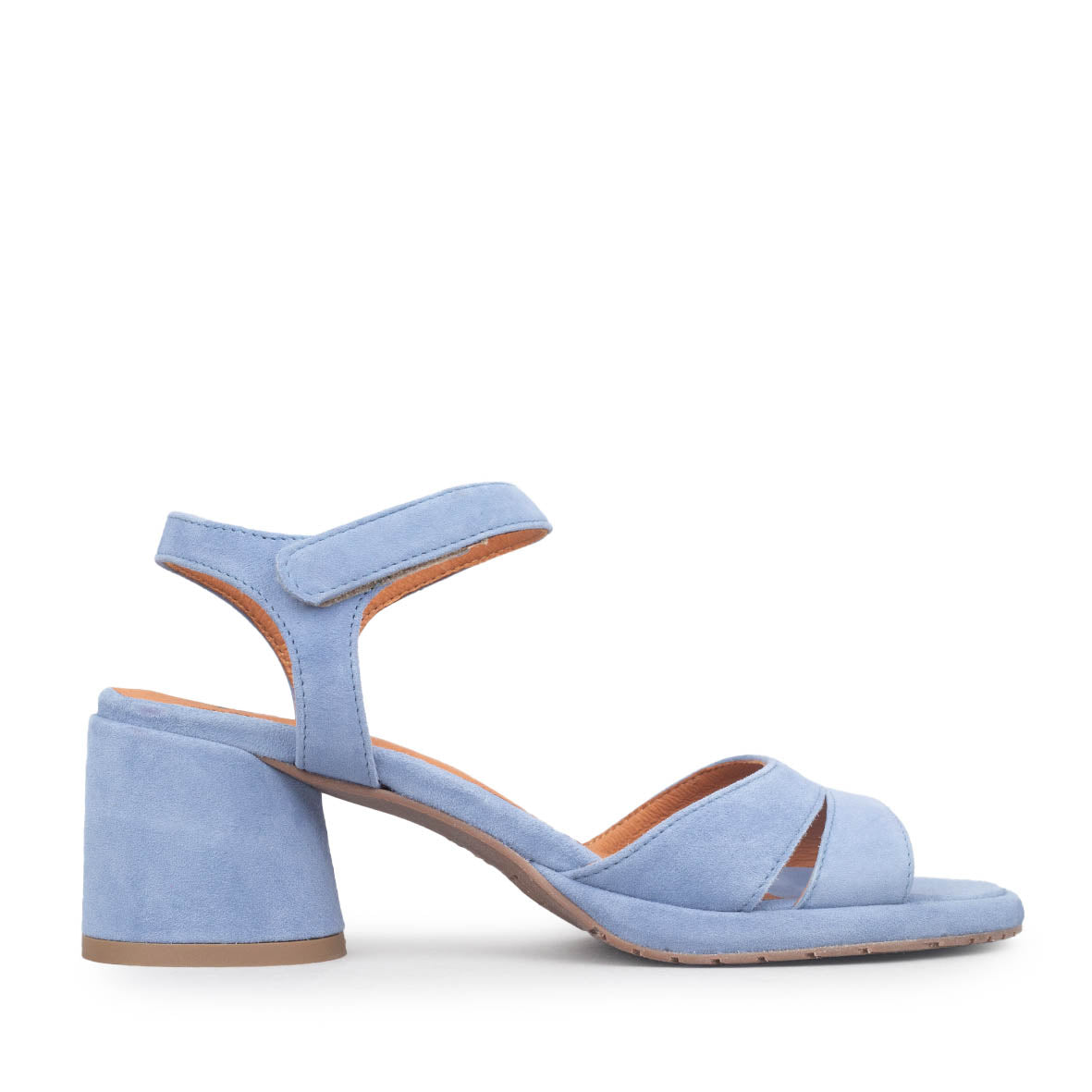 Olivia Soft Blue Low Heels