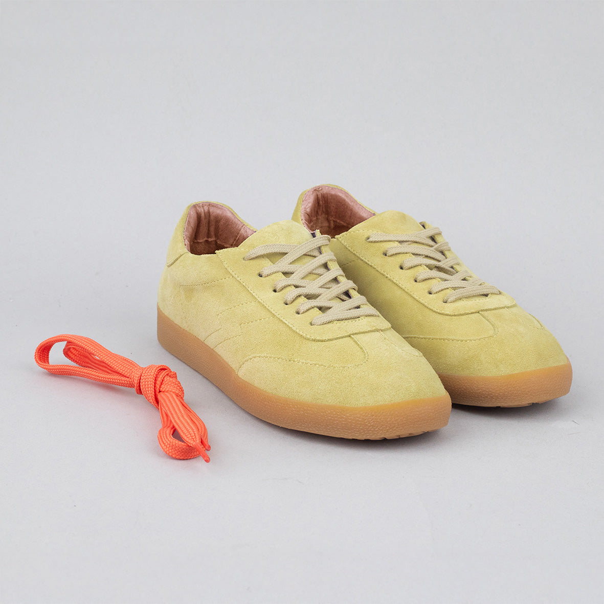 Oslo Butter Yellow Trainer by Esska