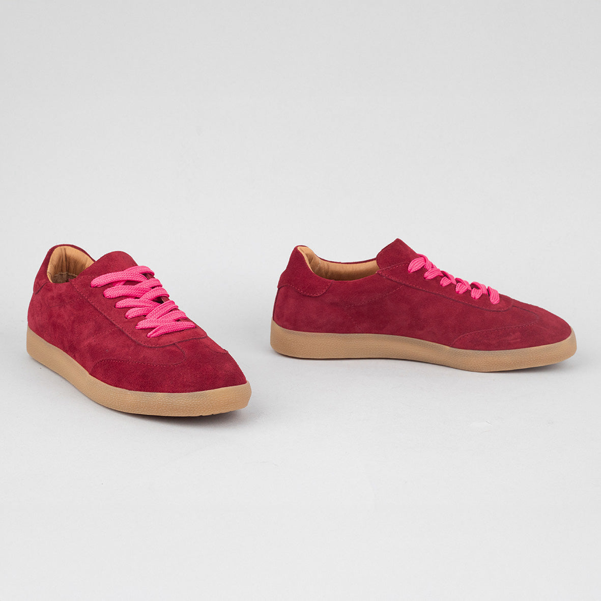 Oslo Dark Red Trainer by Esska