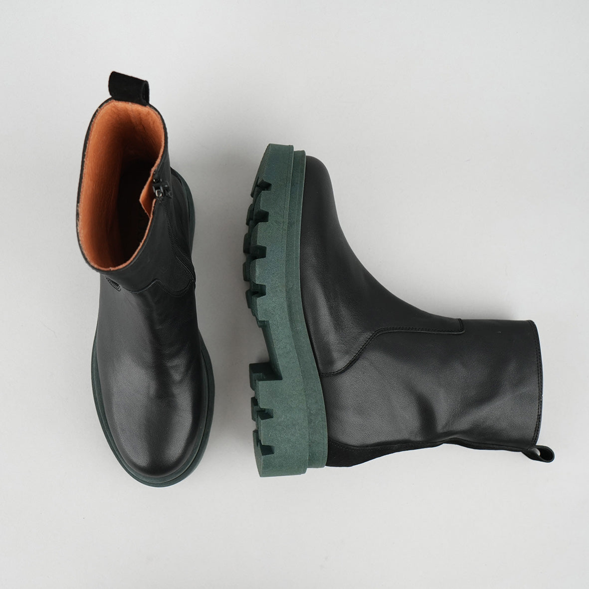 Ozie Black Flat Boot by Esska