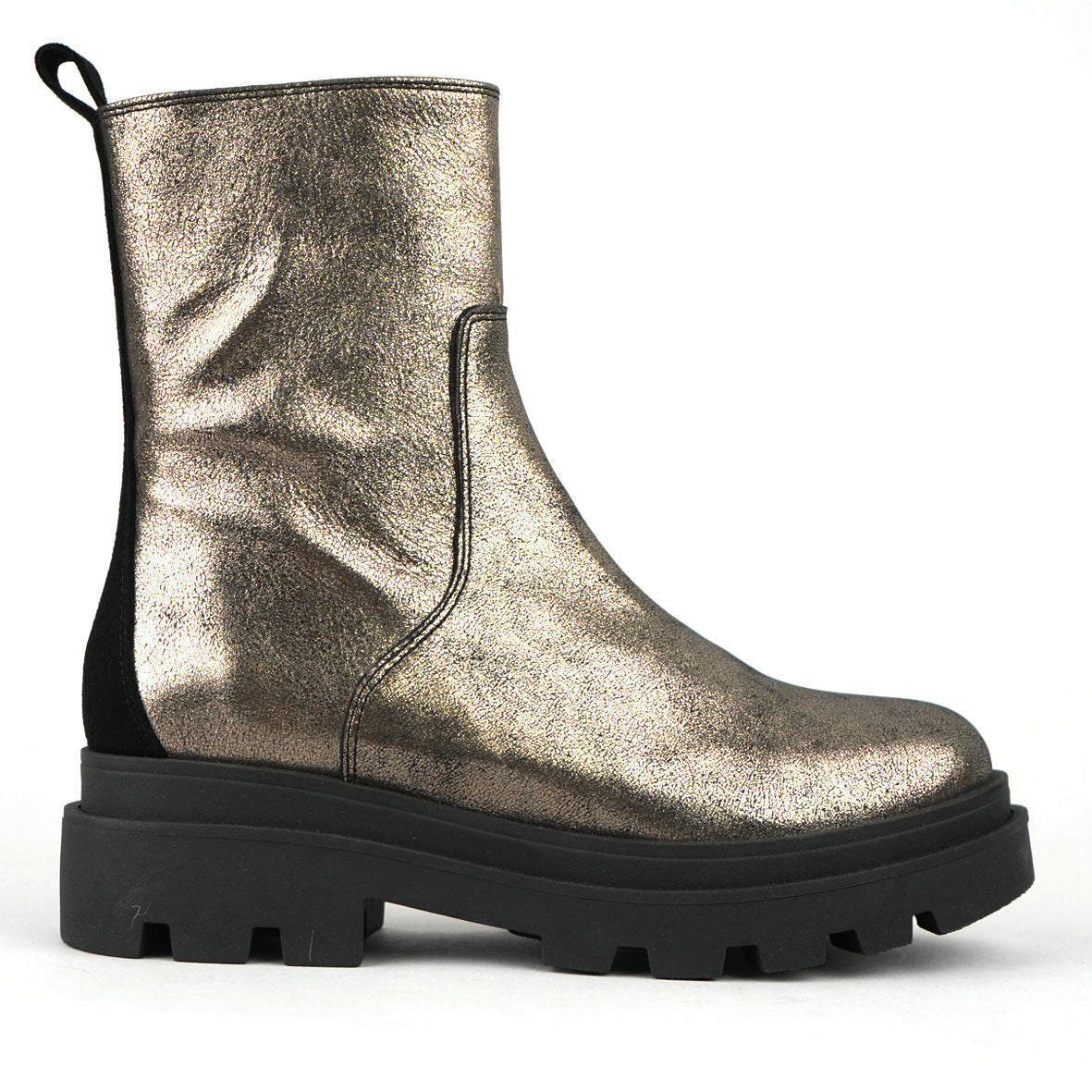 Ozie Iron Flat Boot by Esska