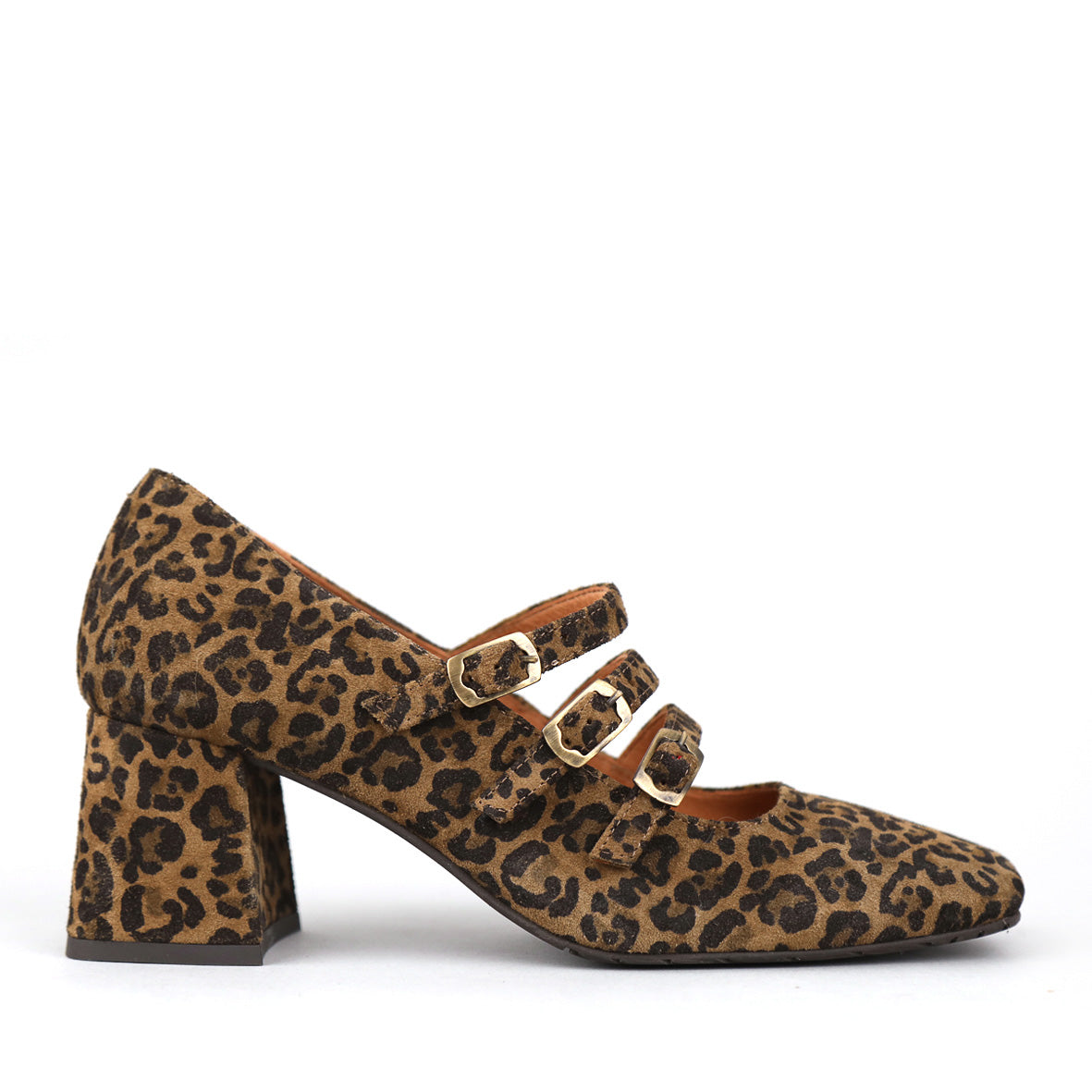 Paris Leopard Mid Shoe by Esska Shoes Ltd