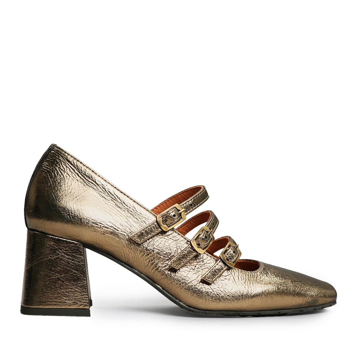 Paris Metallic Smoke Mid Shoe by Esska Shoes Ltd