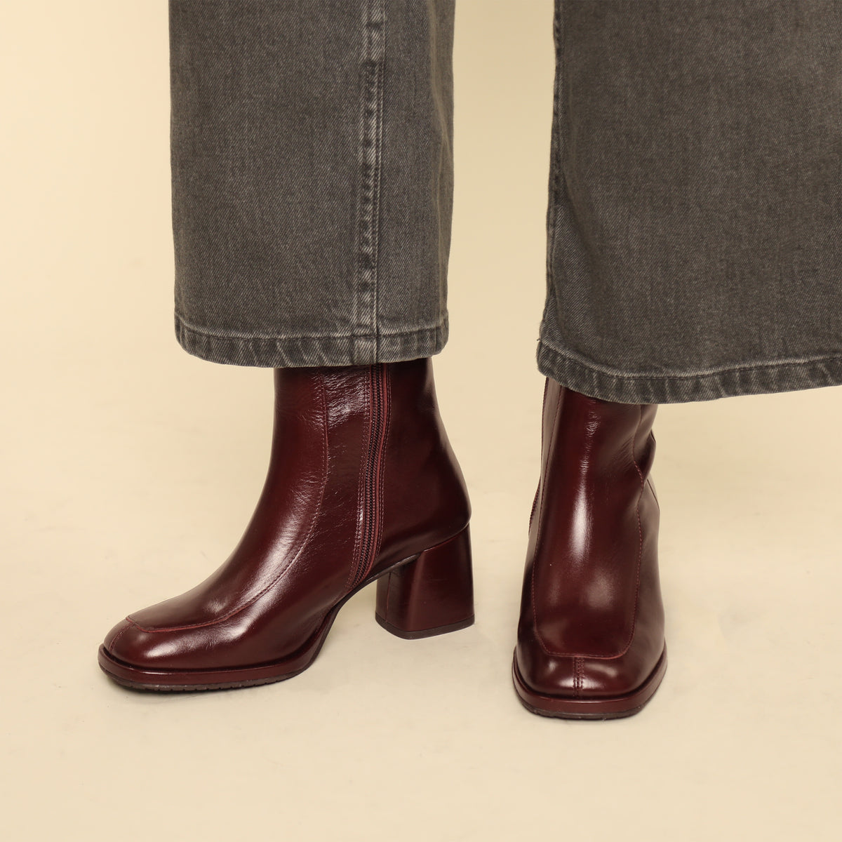 Pascale Bordeaux Mid Boot by Esska