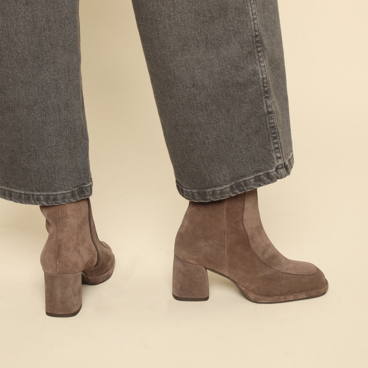 Pascale Taupe Mid Boot by Esska