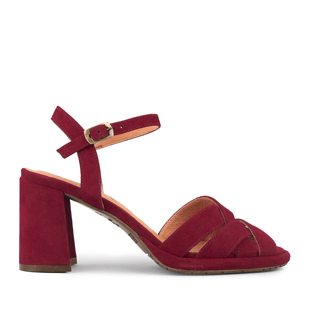 Poppy Wine High Sandal by Esska