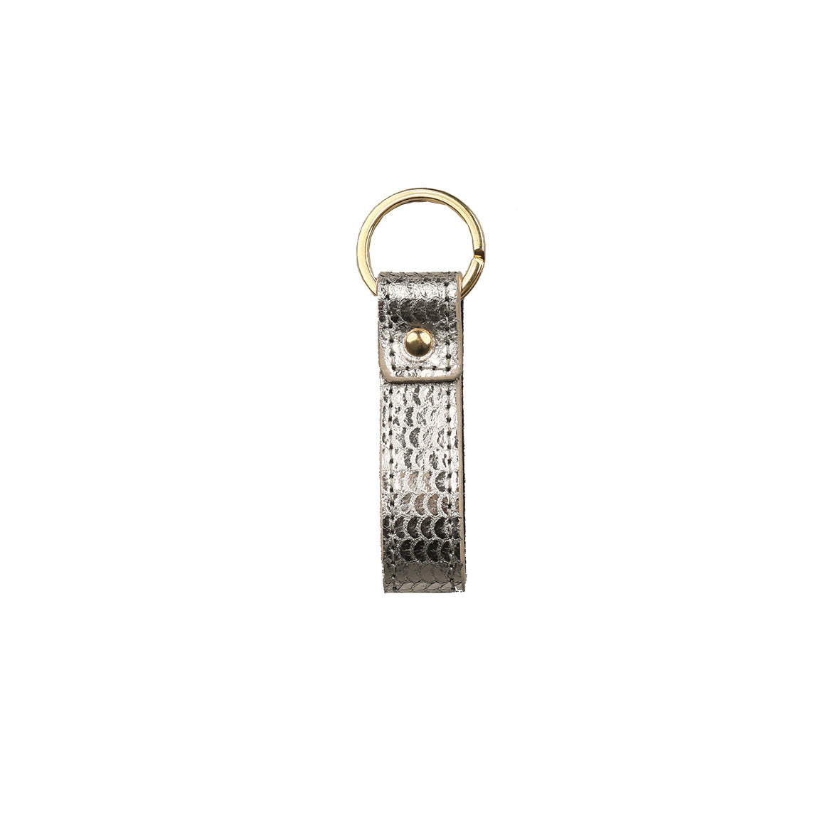 Rea Keychain - Metallic Platinum