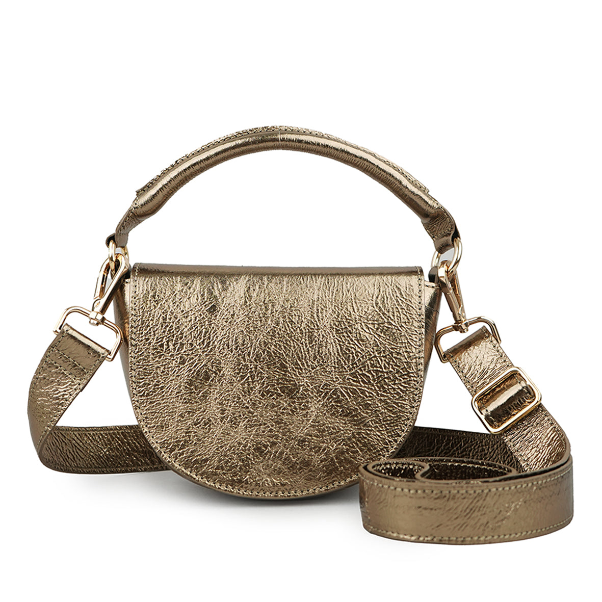 Remi Metallic Smoke Bags by Esska Shoes Ltd