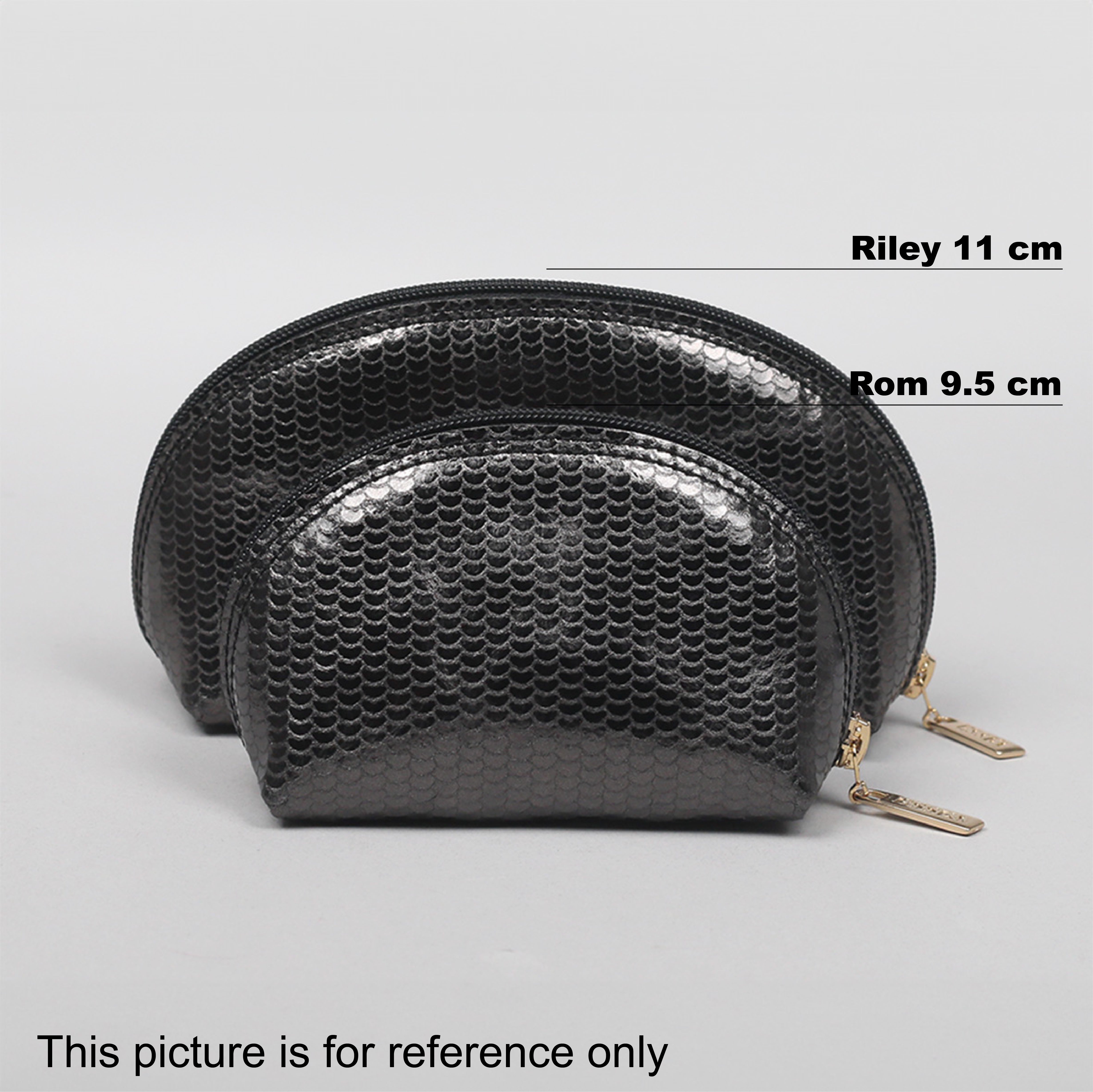Rom Make-up Bag - Metallic Smoke
