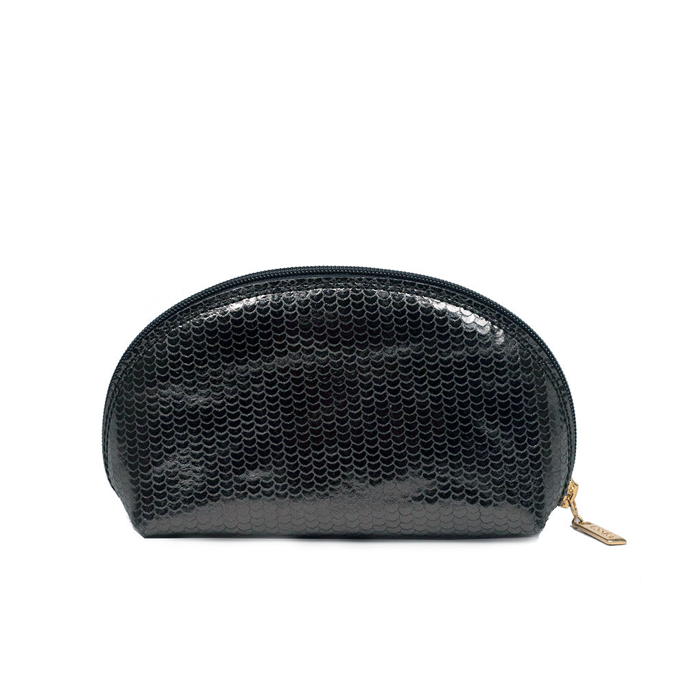 Riley Make-up Bag - Metallic Smoke