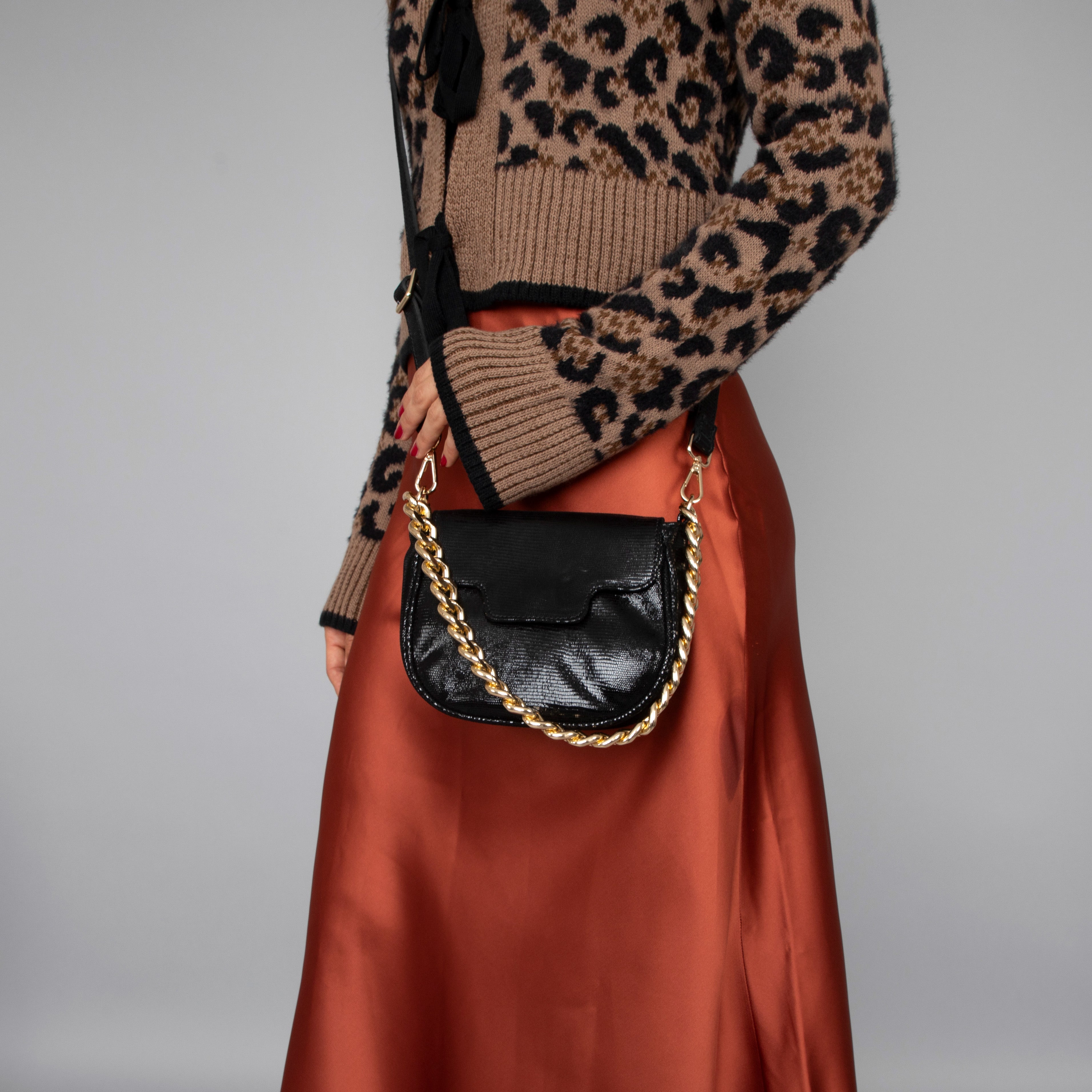 Romeo Bag - Black Metallic