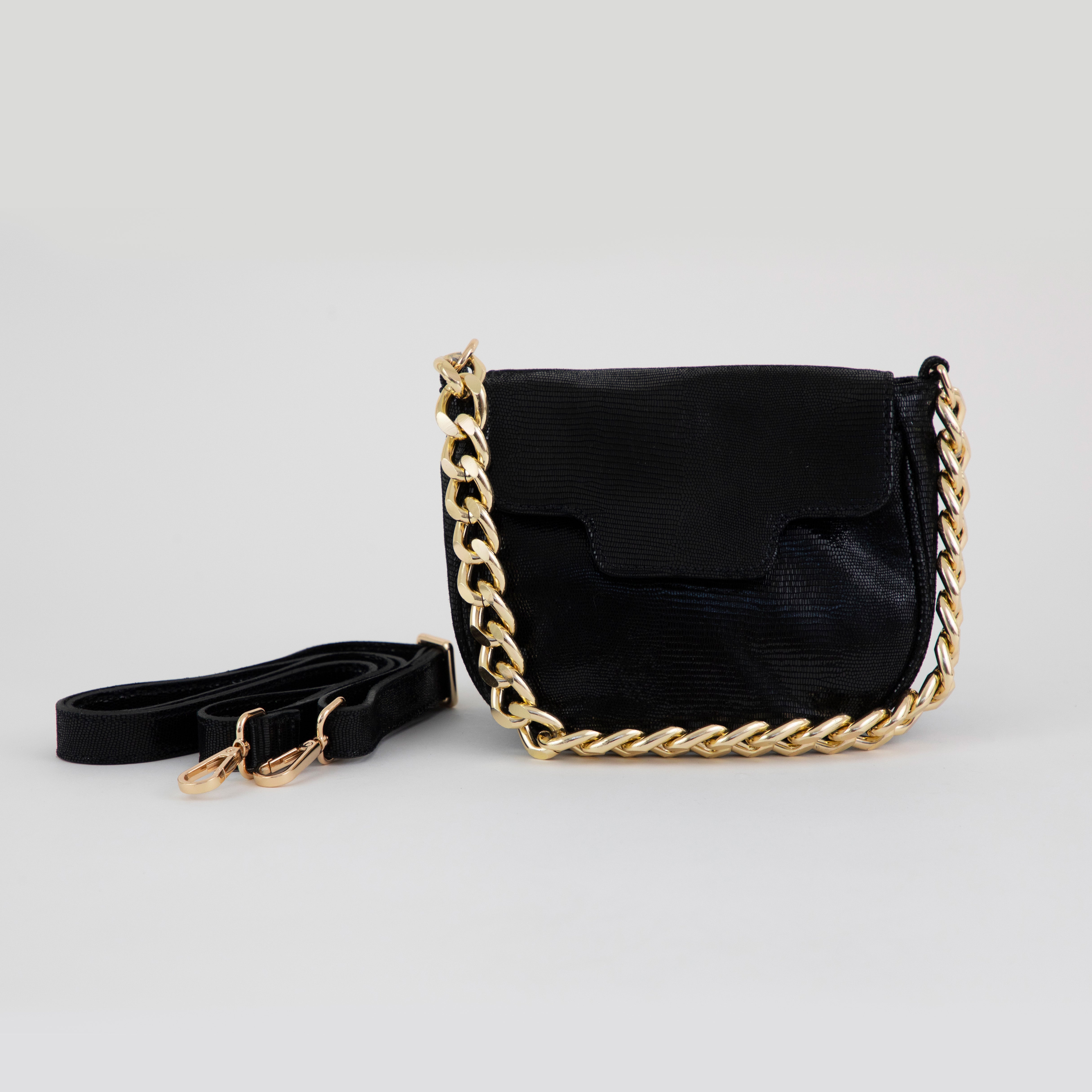 Romeo Bag - Black Metallic