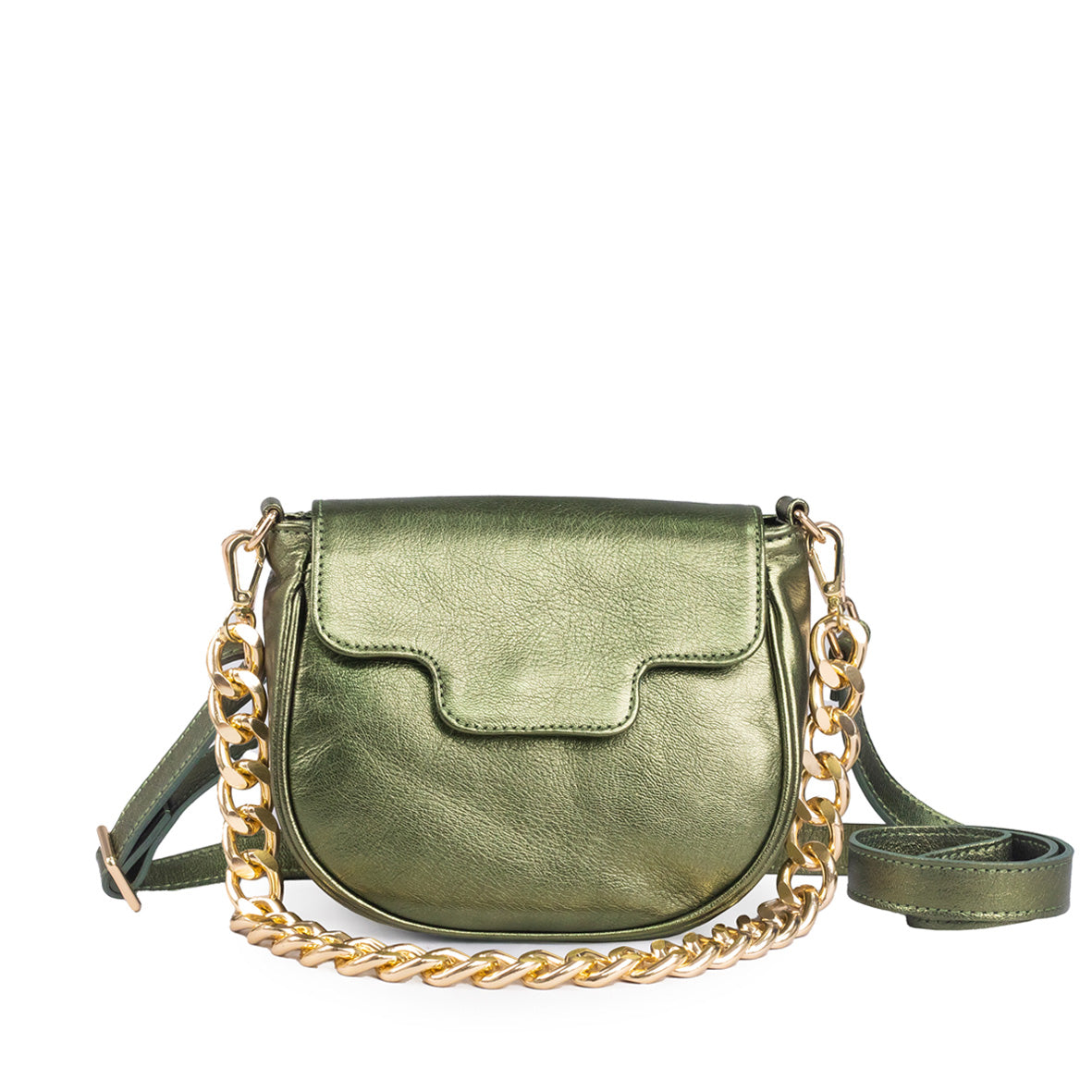 Romeo Bag - Metallic Green Bags by Esska